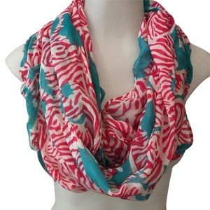 Lilly Pulitzer infinity scarf - I herd you zebra